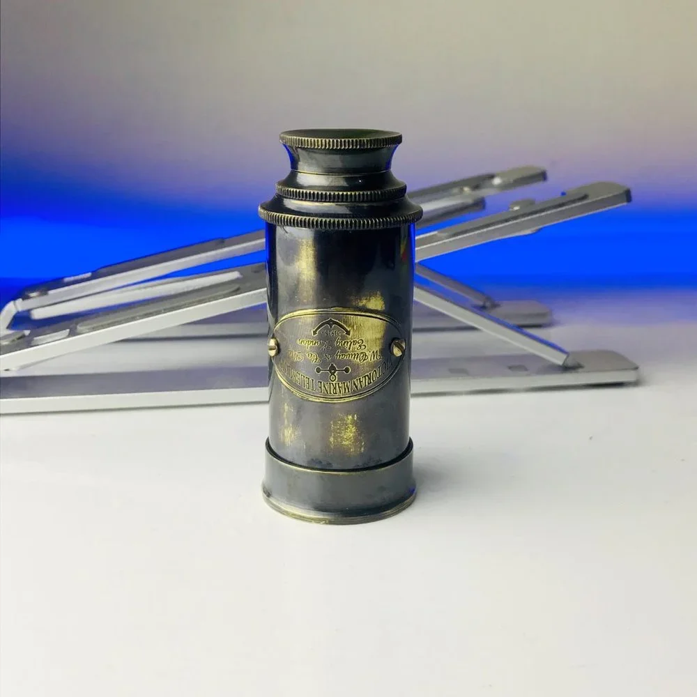 Urgent Sale,1915 Victorian marine Brass (Metal) telescope Best For Gifting - Picture 6 of 8